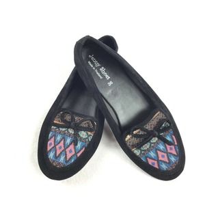 Jenny Shoes Tribal Print Ballet Flats Loafers